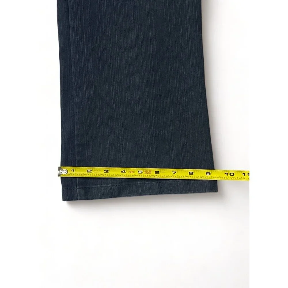 TanJay Women's Petites Dark Wash Denim Bootcut Jeans, Size 10P - Picture 15 of 16